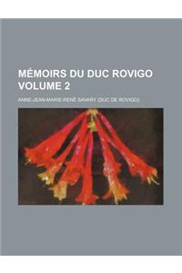 Memoirs Du Duc Rovigo Volume 2