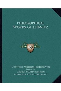 Philosophical Works of Leibnitz