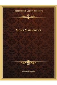 Moses Maimonides