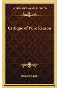 Critique of Pure Reason