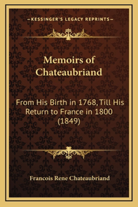 Memoirs of Chateaubriand