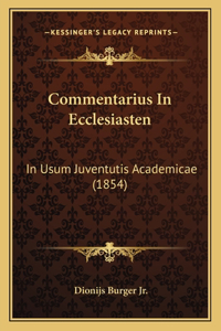 Commentarius In Ecclesiasten
