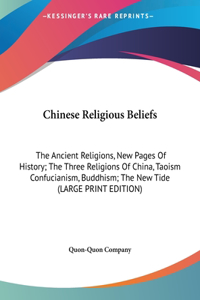 Chinese Religious Beliefs