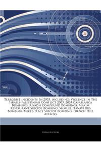 Articles on Terrorist Incidents in 2003, Including: Violence in the Israeli 