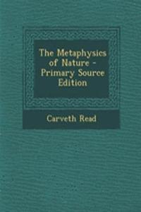 The Metaphysics of Nature