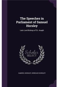 Speeches in Parliament of Samuel Horsley