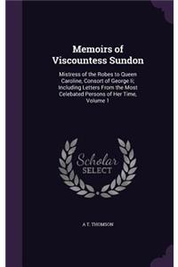Memoirs of Viscountess Sundon