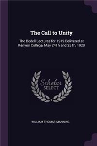 The Call to Unity