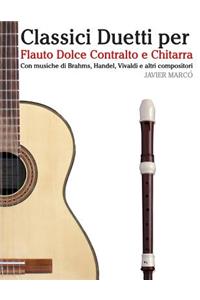 Classici Duetti Per Flauto Dolce Contralto E Chitarra