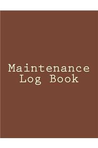 Maintenance Log Book