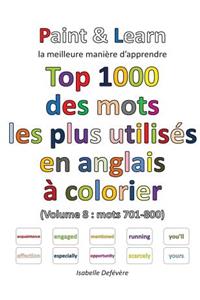 Top 1000 des mots les plus utilisés en anglais (Volume 8