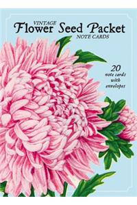 Vintage Flower Seed Packet Note Cards: 20 Note Cards with Envelopes