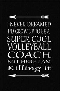 Volleyball Journal Notebook