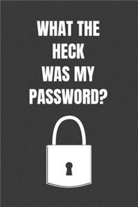 What The Heck Was My Password?