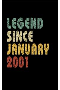 Legend Since January 2001