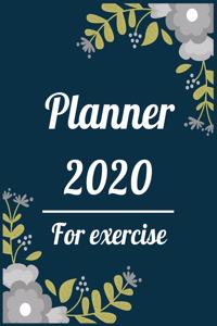 Planner 2020 for exercise