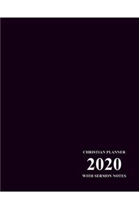 Christian Planner 2020 with Sermon Notes