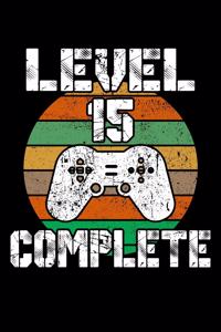 Level 15 Complete