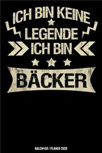 Ich bin keine Legende ich bin Bäcker