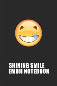 Shining Smile Emoji Emoticons Notebook Emoji Notebook, Blank Composition Book, Emoji Notebooks for Girls/Boys, Emoji School Supplies Notebook for School / Teacher / Office / Student