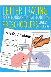 Letter Tracing Book Handwriting Alphabet for Preschoolers Lovely Elephants