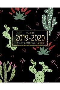 Teacher 2019-2020 Weekly & Monthly Planner