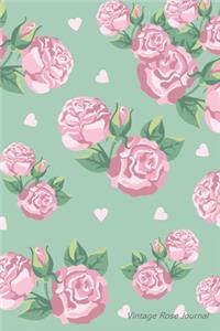 Vintage Rose Journal