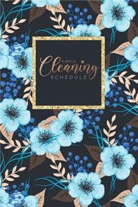 Simple cleaning schedule