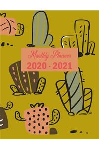 2020-2021 Monthly Planner