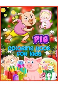 Pig Coloring Book For Kids
