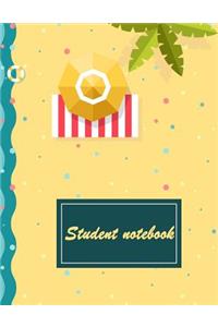 Student Notebook: Planner with Class Schedules, Passwords, Notes and Daily Planner, Homework, Checklist...120 Pages 8.5 X 11