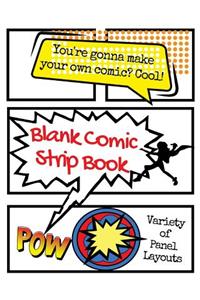 Blank Comic Strip Book