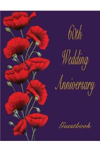 60th Wedding Anniversary Guestbook