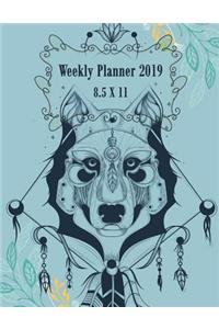 Weekly Planner 2019 8.5 x 11