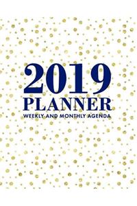 2019 Planner Weekly and Monthly Agenda