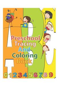 Preschool Tracing and Coloring Book