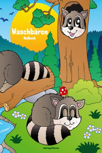 Waschbären-Malbuch 1