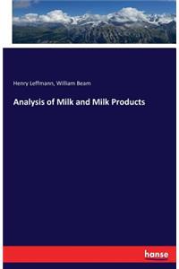 Analysis of Milk and Milk Products