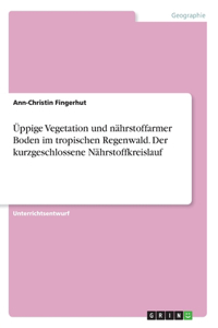 Üppige Vegetation und nährstoffarmer Boden im tropischen Regenwald. Der kurzgeschlossene Nährstoffkreislauf