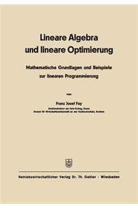 Lineare Algebra Und Lineare Optimierung