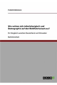 Wie wirken sich Arbeitslosigkeit und Demographie auf den Wohlfahrtsstaat aus?