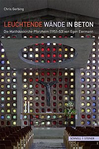 Leuchtende Wande in Beton