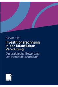 Investitionsrechnung in der öffentlichen Verwaltung