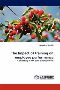 Impact of training on employee performance