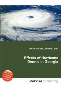 Effects of Hurricane Dennis in Georgia