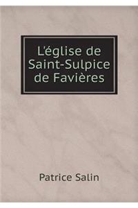 L'Église de Saint-Sulpice de Favières