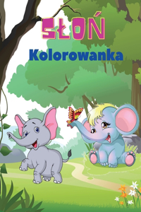 Sloń Kolorowanka