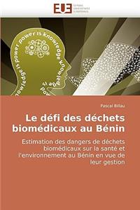 Le D�fi Des D�chets Biom�dicaux Au B�nin