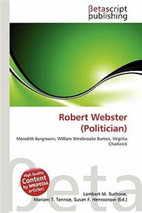 Robert Webster (Politician)