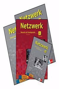 Netzwerk A1 Textbook + Workbook + Glossar + Intensivtrainer (CD Downloadable)